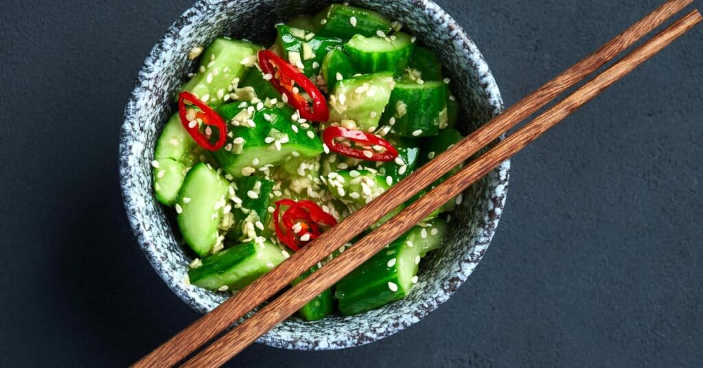 Asian cucumber salad Asian cucumber salad