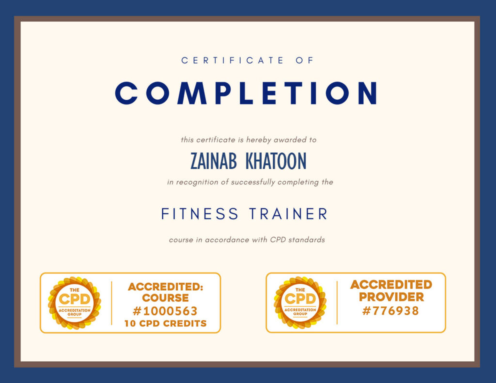 Course Certificate