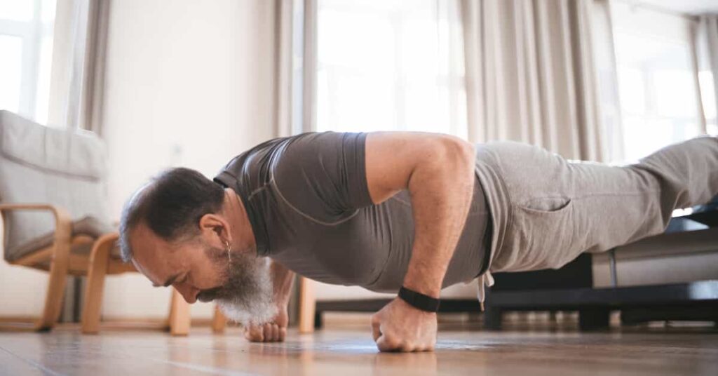 Decline push-up