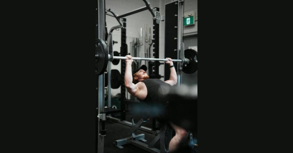 Smith machine Incline bench press