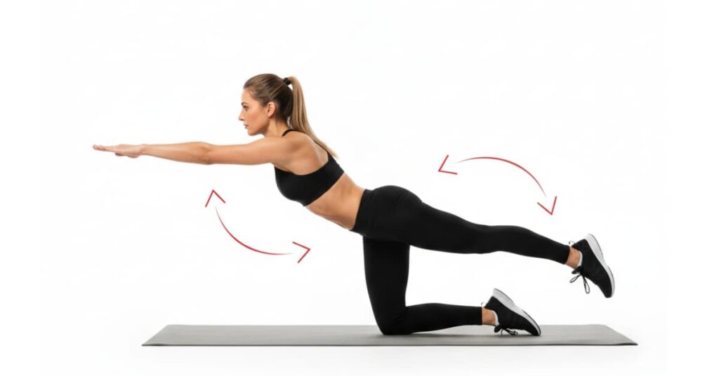 Bird Dog Exercise alternative