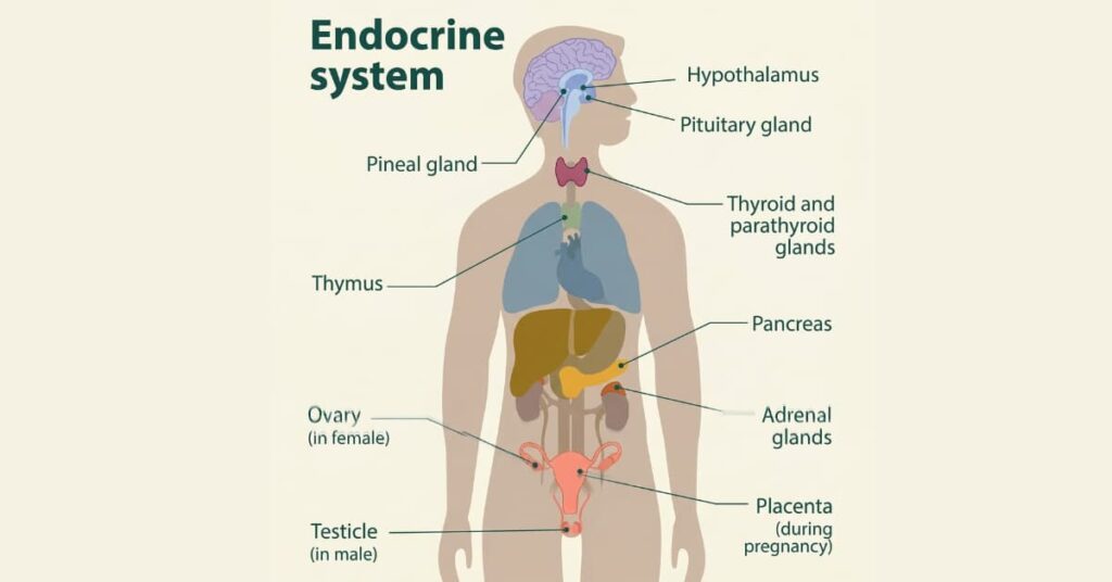 Parts of the Endocrine System Parts of the Endocrine System